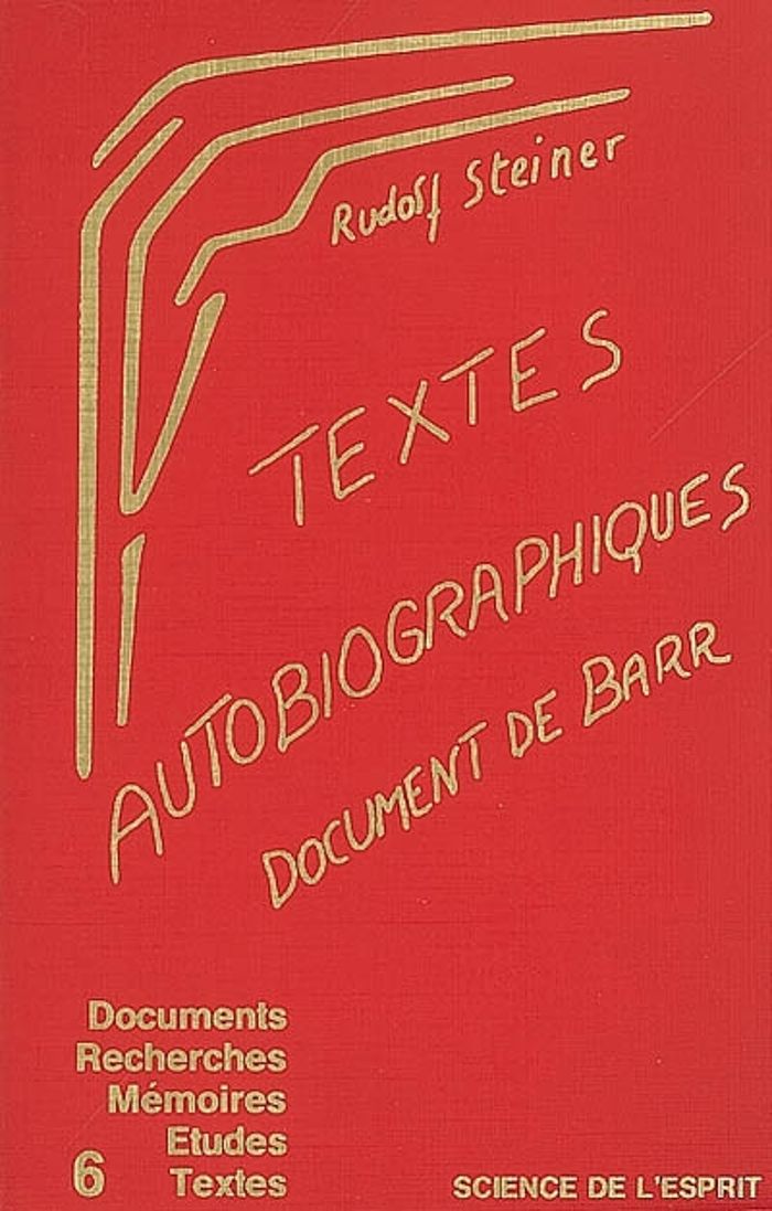 Couverture du livre « TEXT. AUTOBIO - DOC BARR », librairie Les Contes Infusés à Corte