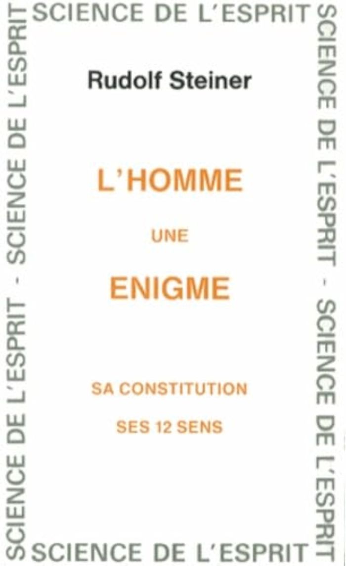 Couverture du livre « HOMME UNE ENIGME » de Steiner, librairie Les Contes Infusés à Corte