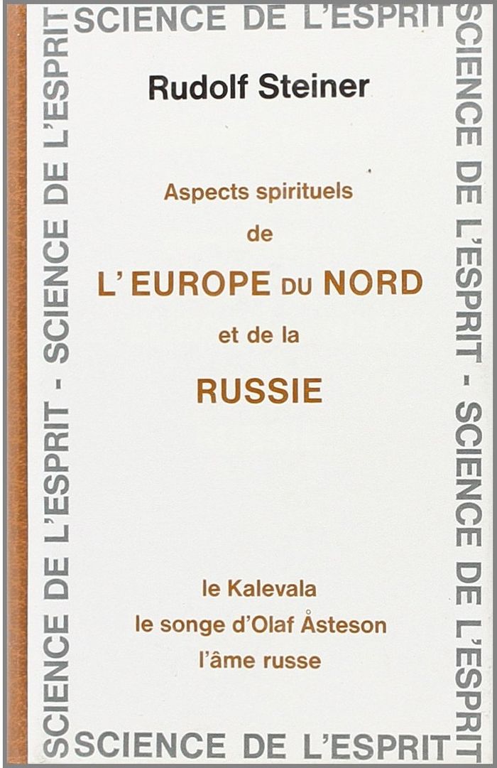 Couverture du livre « ASPECTS SPIRITUELS EUROPE NORD » de Steiner, librairie Les Contes Infusés à Corte