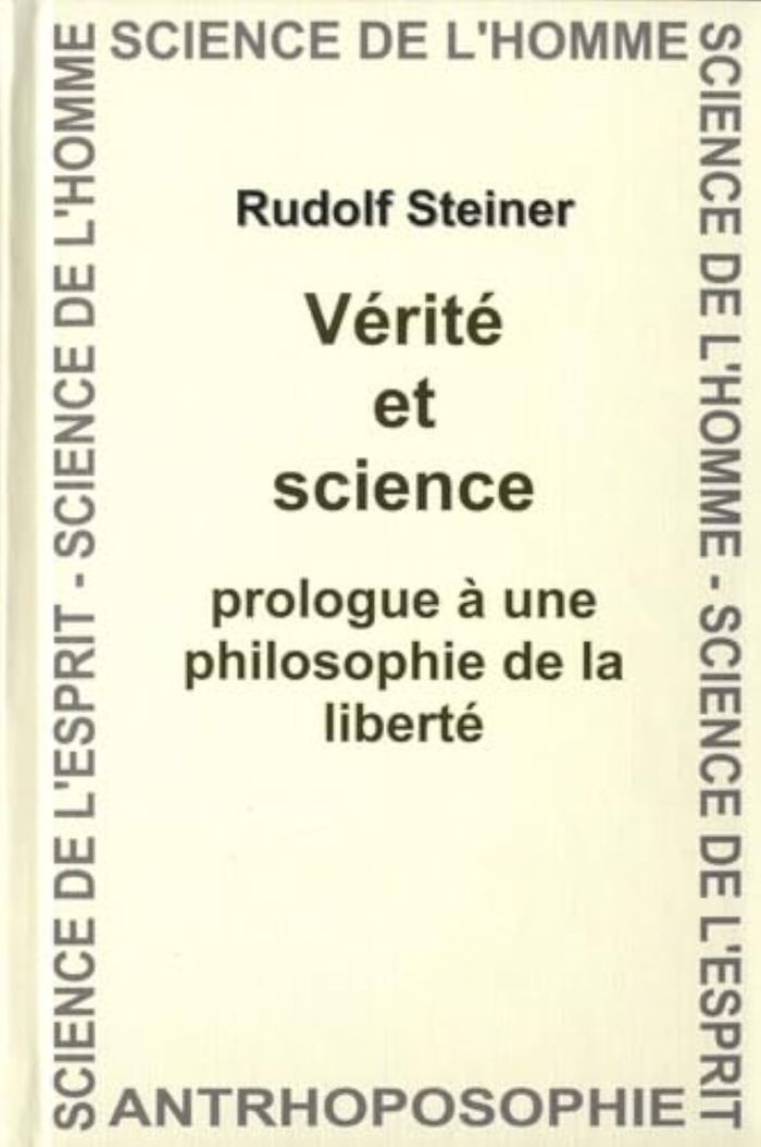 Couverture du livre « VERITE ET SCIENCE » de Steiner, librairie Les Contes Infusés à Corte