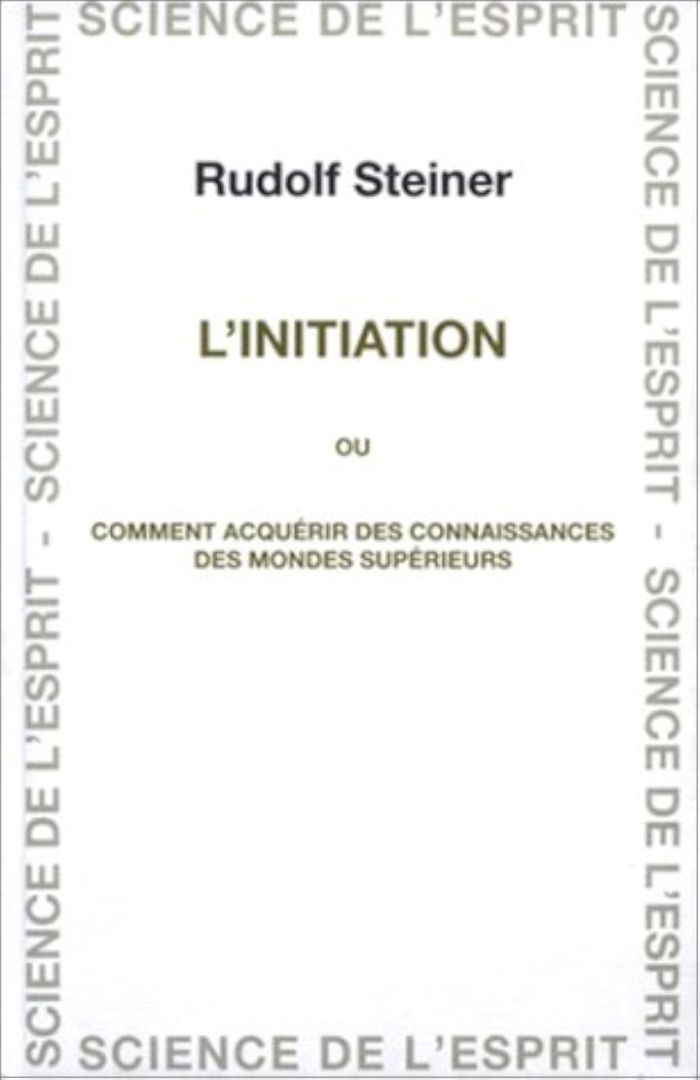 Couverture du livre « INITIATION - EAR » de Steiner, librairie Les Contes Infusés à Corte