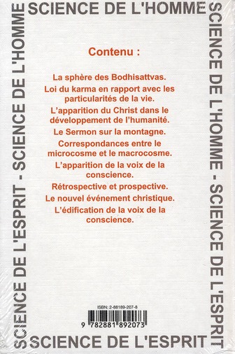 Quatrième de couverture de « IMPULSION DU CHRIST ET LA CONSCIENCE DU MOI »