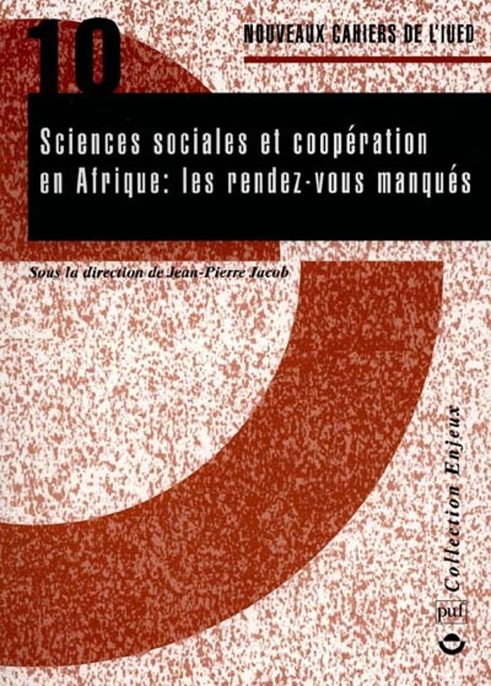 Couverture du livre « SCIENCES SOCIALES ET COOPERATION EN AFRIQUE », librairie Les Contes Infusés à Corte