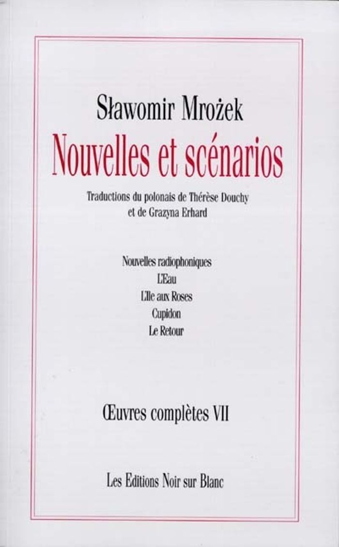 Couverture du livre « OEUVRES COMPLETES VII NOUVELLES ET SCENARIOS - VOL07 » de Slawomir Mrozek, librairie Les Contes Infusés à Corte