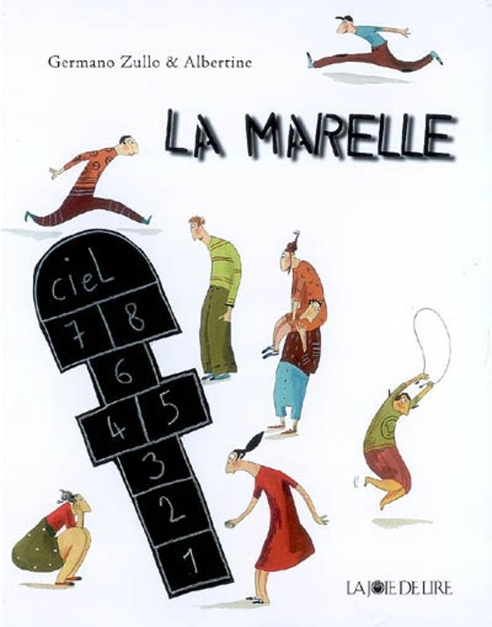 Couverture du livre « LA MARELLE » de Zullo/albertine, librairie Les Contes Infusés à Corte