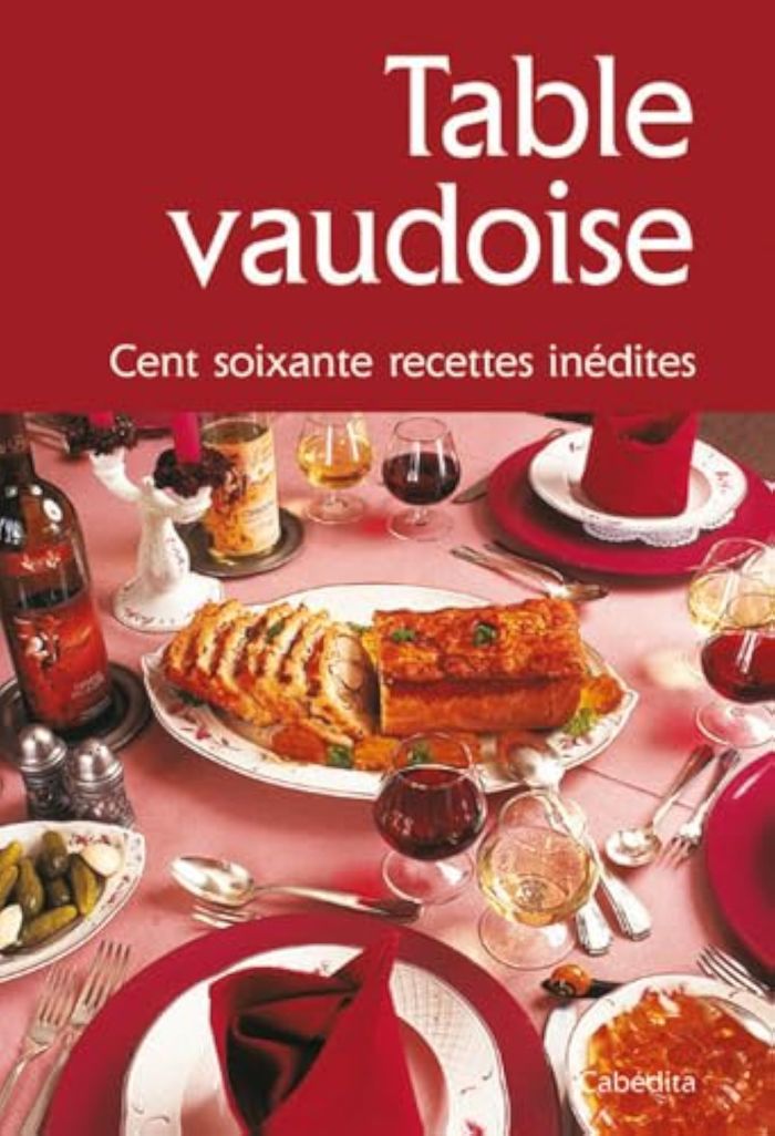 Couverture du livre « TABLE VAUDOISE », librairie Les Contes Infusés à Corte