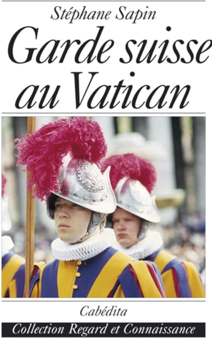 Couverture du livre « GARDE SUISSE AU VATICAN », librairie Les Contes Infusés à Corte