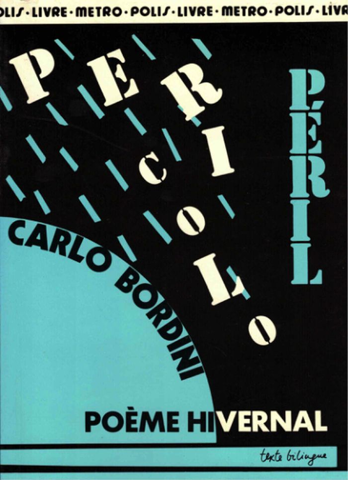 Couverture du livre « PERIL » de Carlo Bordini, librairie Les Contes Infusés à Corte