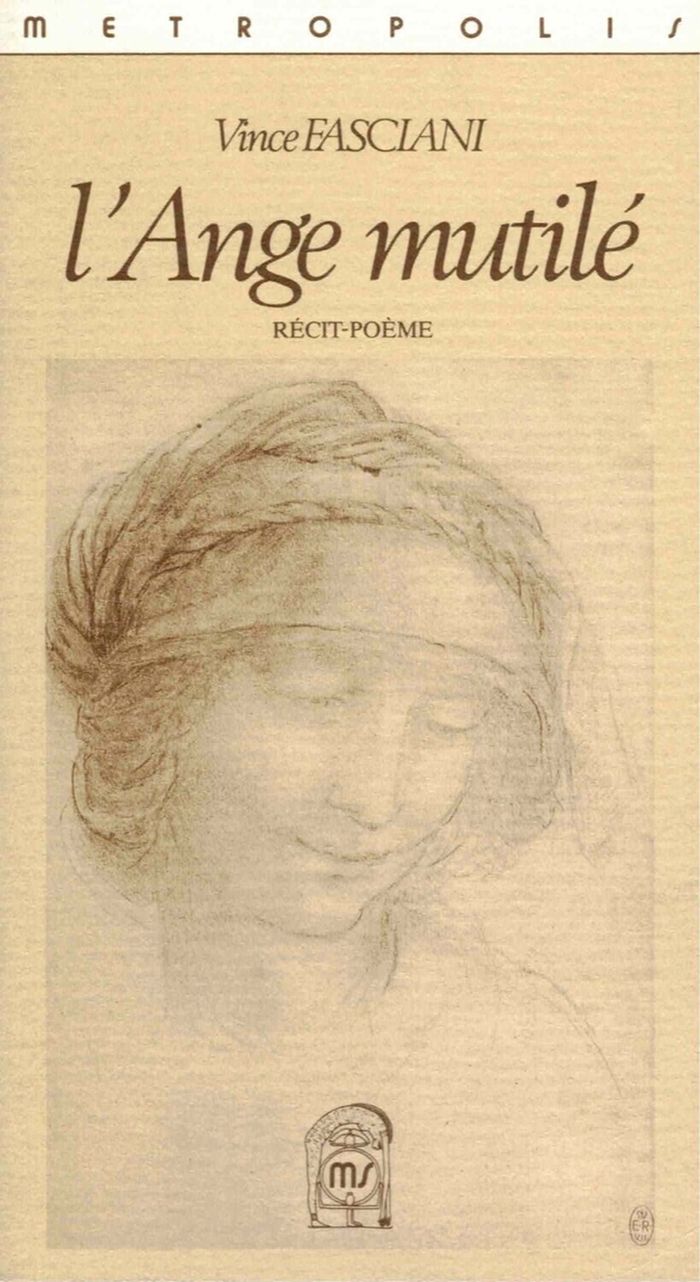 Couverture du livre « L'ANGE MUTILE » de Vince Fasciani, librairie Les Contes Infusés à Corte
