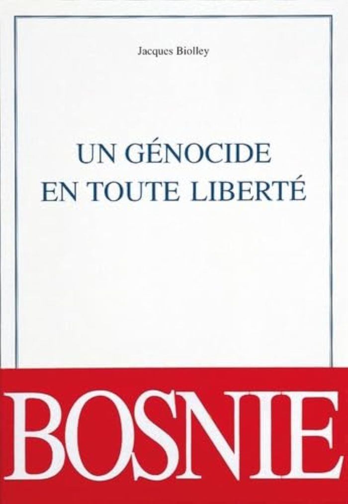 Couverture du livre « UN GENOCIDE EN TOUTE LIBERTE : LA BOSNIE A FEU ET A SANG » de Xxx, librairie Les Contes Infusés à Corte