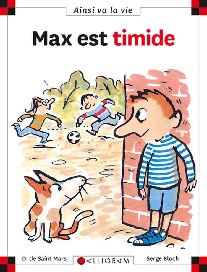 Couverture du livre « N 3 MAX EST TIMIDE » de Saint Mars (de), librairie Les Contes Infusés à Corte