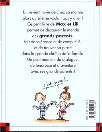 Quatrième de couverture de « N 9 LILI DECOUVRE SA MAMIE »