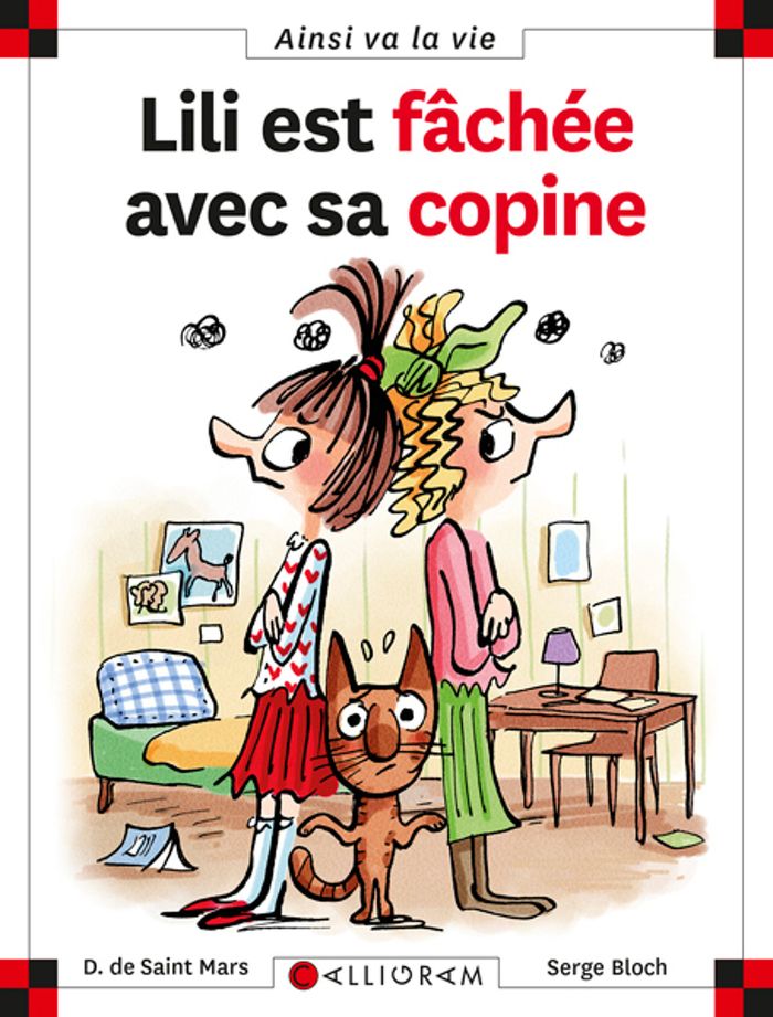 Couverture du livre « N 14 LILI EST FACHEE AVEC SA COPINE » de Saint Mars (de) D., librairie Les Contes Infusés à Corte