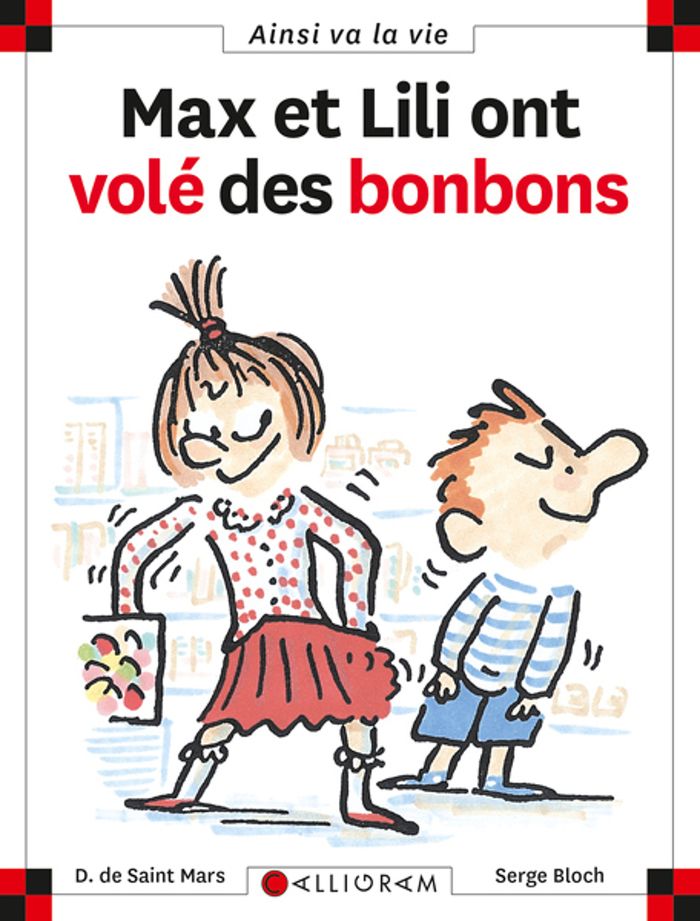 Couverture du livre « N 18 MAX ET LILI ONT VOLE DES BONBONS » de Saint Mars (de), librairie Les Contes Infusés à Corte