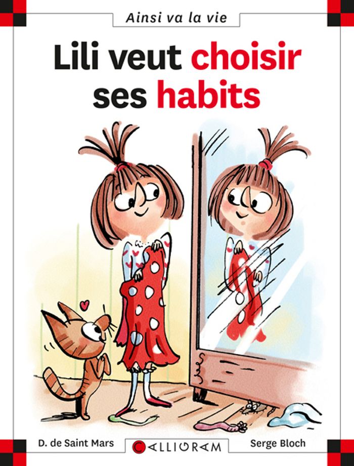 Couverture du livre « N 22 LILI VEUT CHOISIR SES HABITS » de Saint Mars (de), librairie Les Contes Infusés à Corte