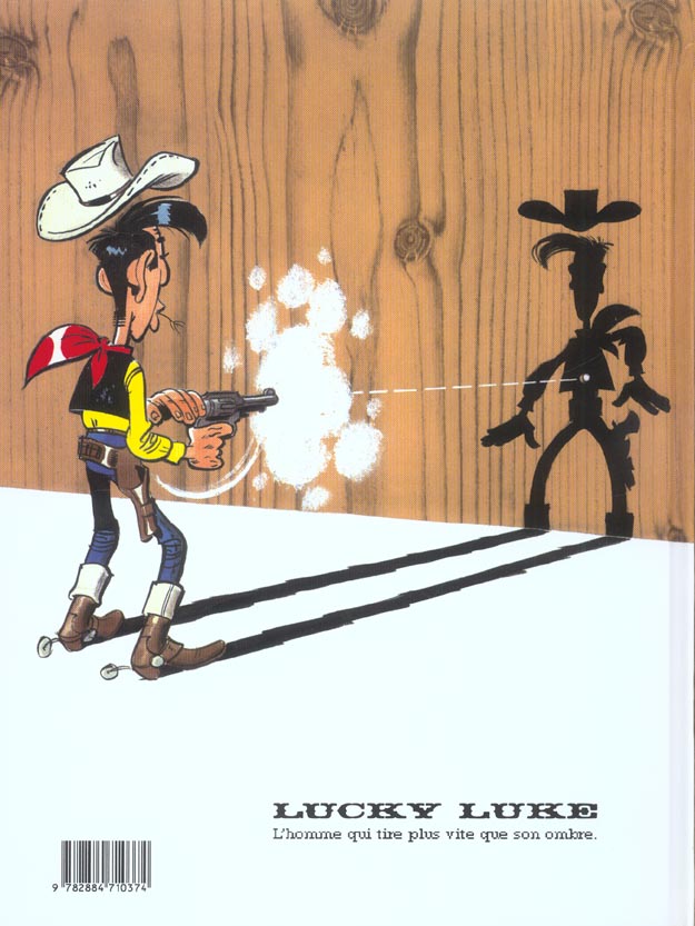 Quatrième de couverture de « LUCKY LUKE - TOME 22 - FINGERS »