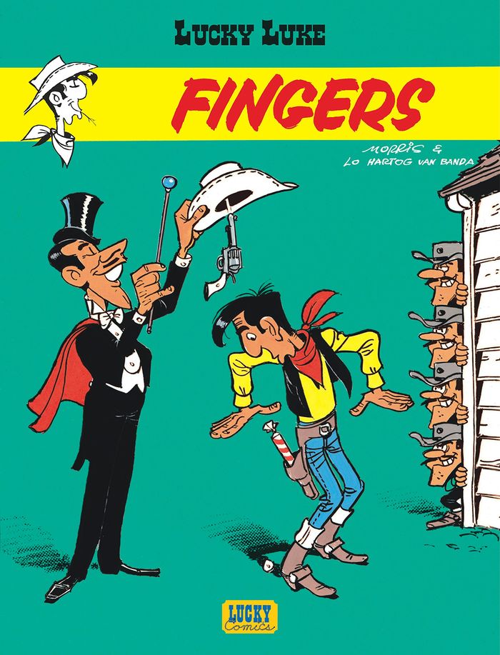 Couverture du livre « LUCKY LUKE - TOME 22 - FINGERS » de Banda Morris/van, librairie Les Contes Infusés à Corte