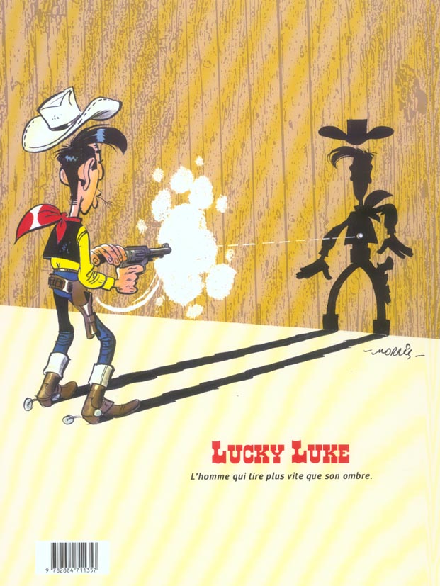 Quatrième de couverture de « LES AVENTURES DE LUCKY LUKE D'APRES MORRIS - TOME 1 - LA BELLE PROVINCE »