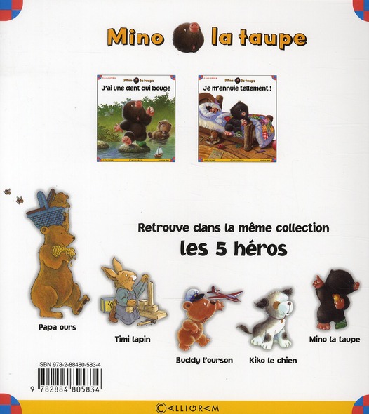 Quatrième de couverture de « JE M'ENNUIE TELLEMENT ! »