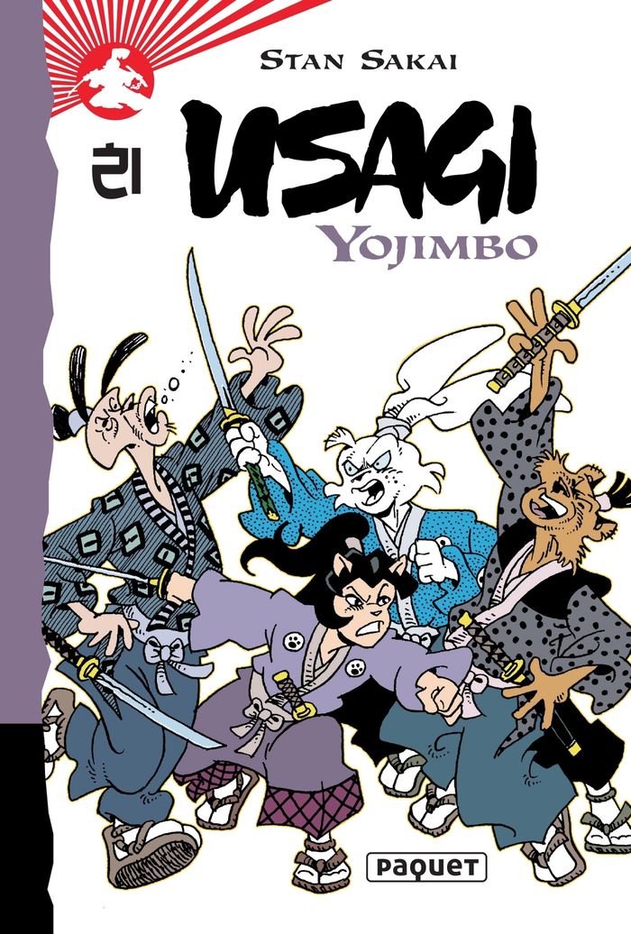 Couverture du livre « USAGI YOJIMBO T21 - FORMAT MANGA » de Stan Sakai, librairie Les Contes Infusés à Corte