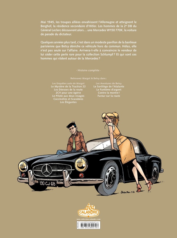 Quatrième de couverture de « LES AVENTURES DE BETSY T4 - FUREUR SUR LA ROUTE »