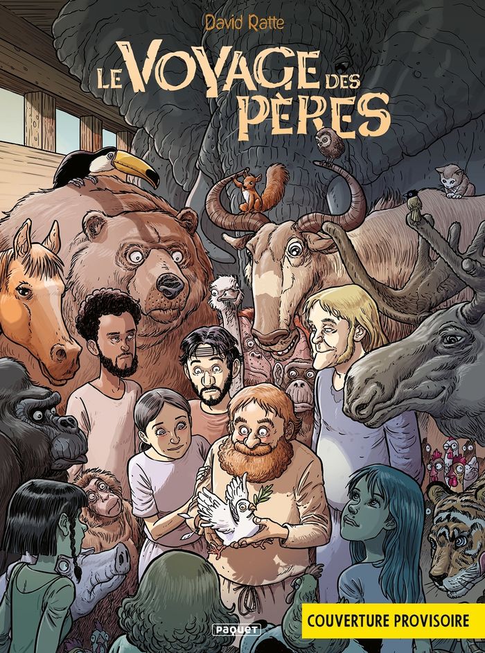 Couverture du livre « VOYAGE DES PERES (LE) - 3E EPOQUE - NOE - T03 - VOYAGE DES PERES (LE) - 3E EPOQUE - INTEGRALE » de David Ratte, librairie Les Contes Infusés à Corte
