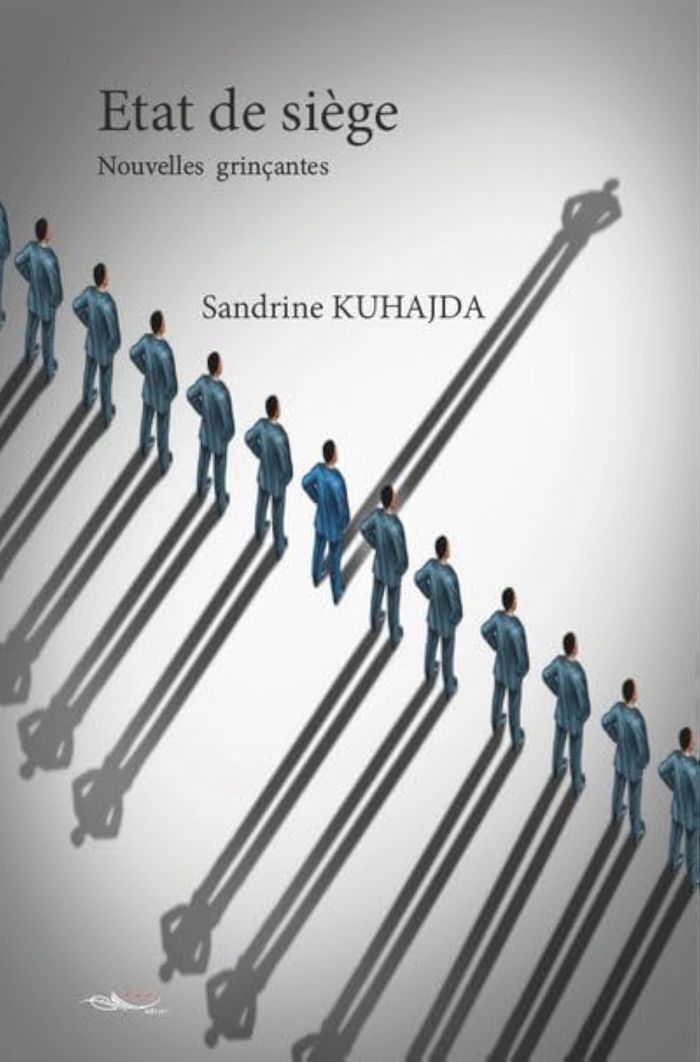 Couverture du livre « ETAT DE SIEGE NOUVELLES GRINCANTES » de Sandrine Kuhajda, librairie Les Contes Infusés à Corte