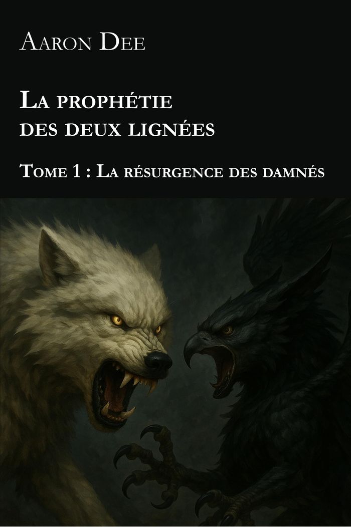 Couverture du livre « LA PROPHETIE DES DEUX LIGNEES T1 » de Aaron Dee, librairie Les Contes Infusés à Corte