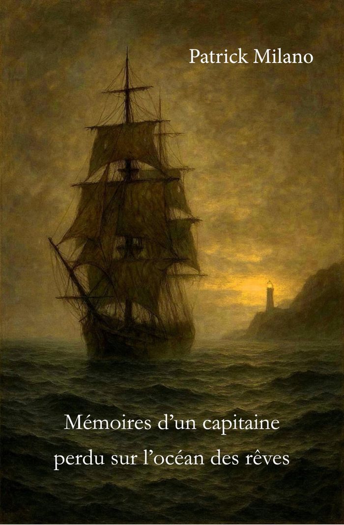 Couverture du livre « MEMOIRES D'UN CAPITAINE PERDU SUR L'OCEAN DES REVES » de Patrick Milano, librairie Les Contes Infusés à Corte