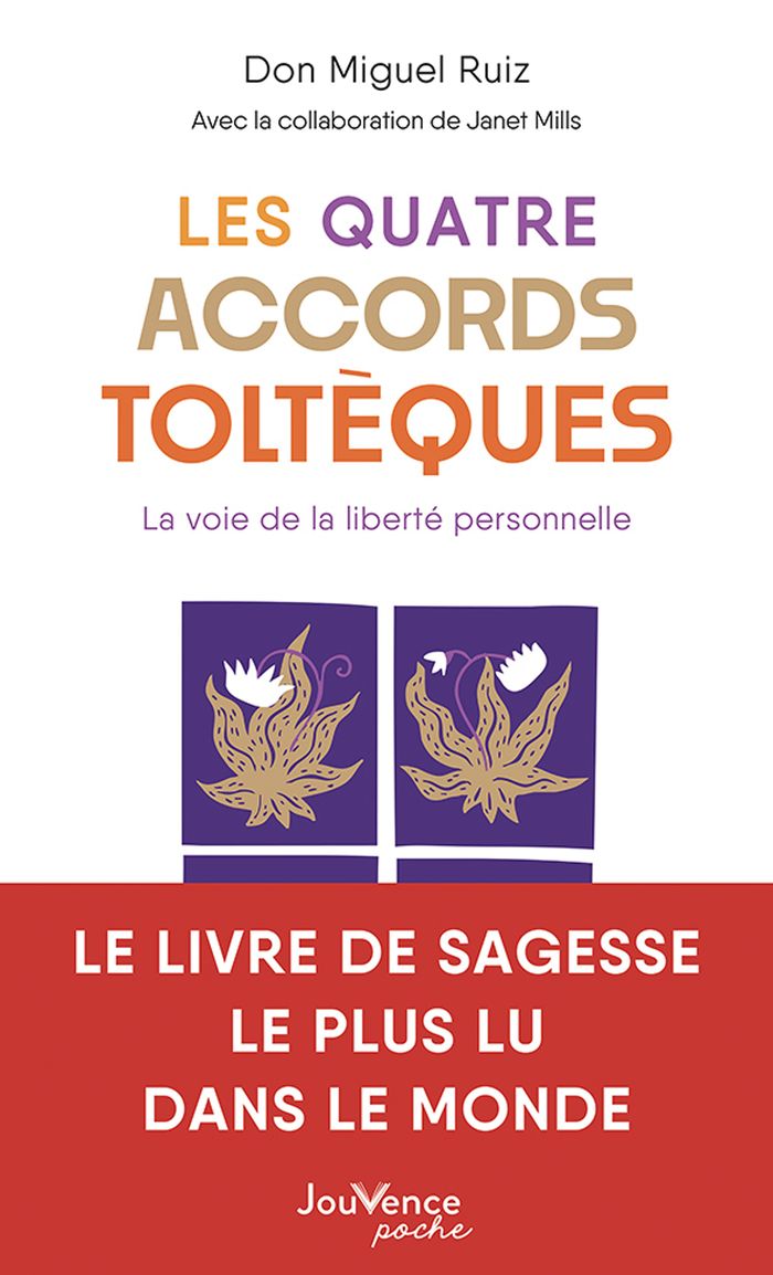 Couverture du livre « LES QUATRE ACCORDS TOLTEQUES - LA VOIE DE LA LIBERTE PERSONNELLE » de Ruiz Don Miguel, librairie Les Contes Infusés à Corte