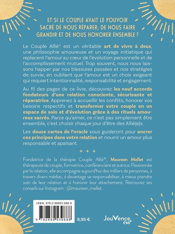 Quatrième de couverture de « Les 9 accords du couple allié : créez une relation sécurisante et réparatrice »