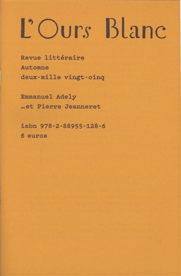 Couverture du livre « ...et Pierre Jeanneret » de Emmanuel Adely, librairie Les Contes Infusés à Corte