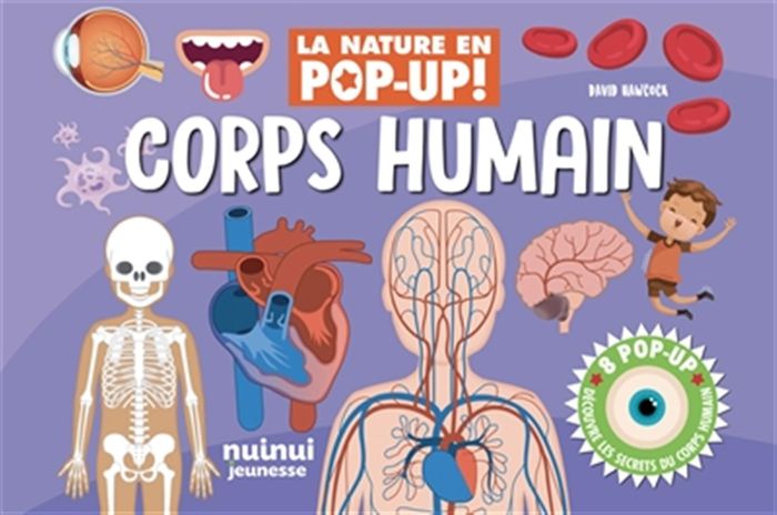 Couverture du livre « Corps humain » de David Hawcock, librairie Les Contes Infusés à Corte