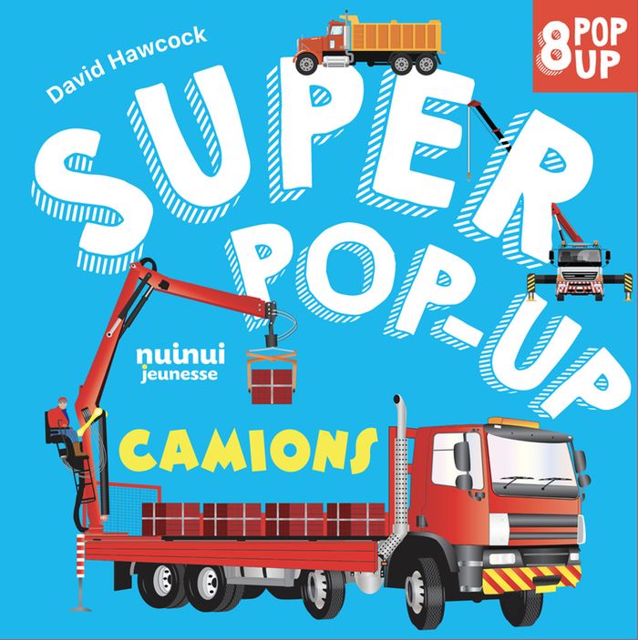 Couverture du livre « Super pop-up : camion » de David Hawcock, librairie Les Contes Infusés à Corte