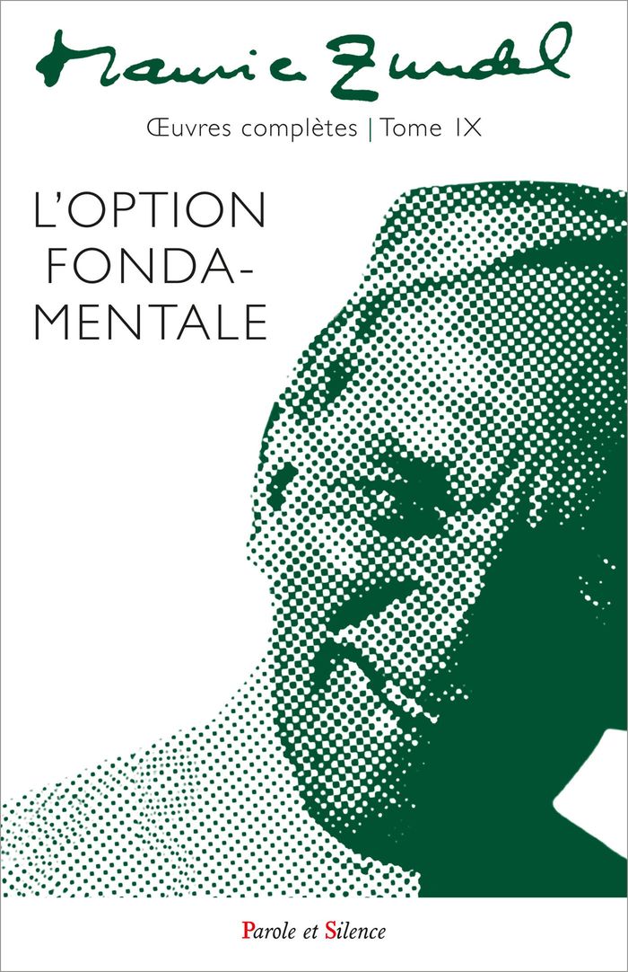 Couverture du livre « L'option fondamentale », librairie Les Contes Infusés à Corte
