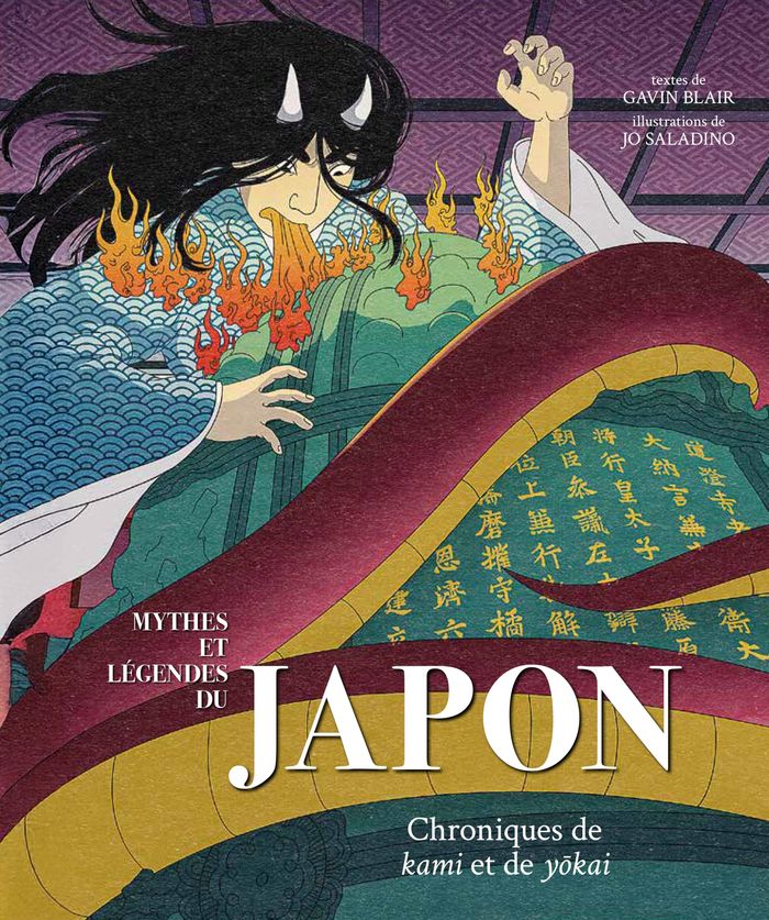 Couverture du livre « Mythes et légendes du Japon : chroniques de kami et de yōkai », librairie Les Contes Infusés à Corte