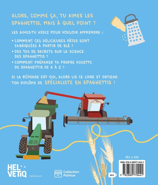 Quatrième de couverture de « La science du spaghetti »