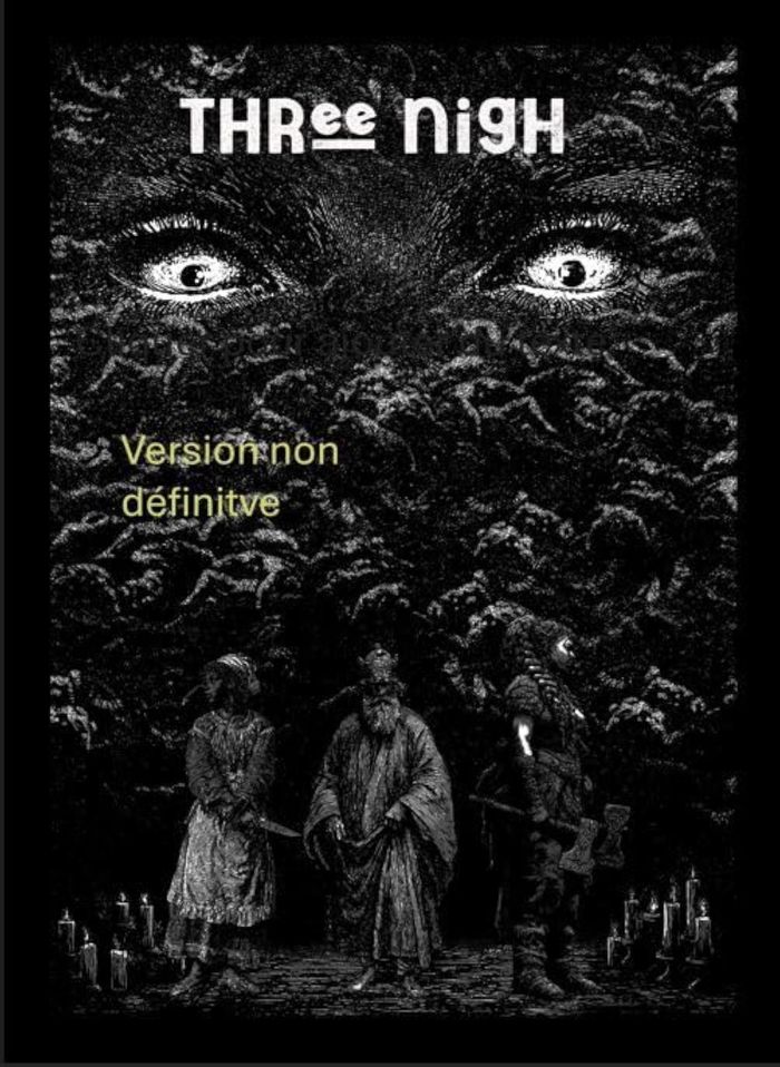 Couverture du livre « Trois nuits », librairie Les Contes Infusés à Corte