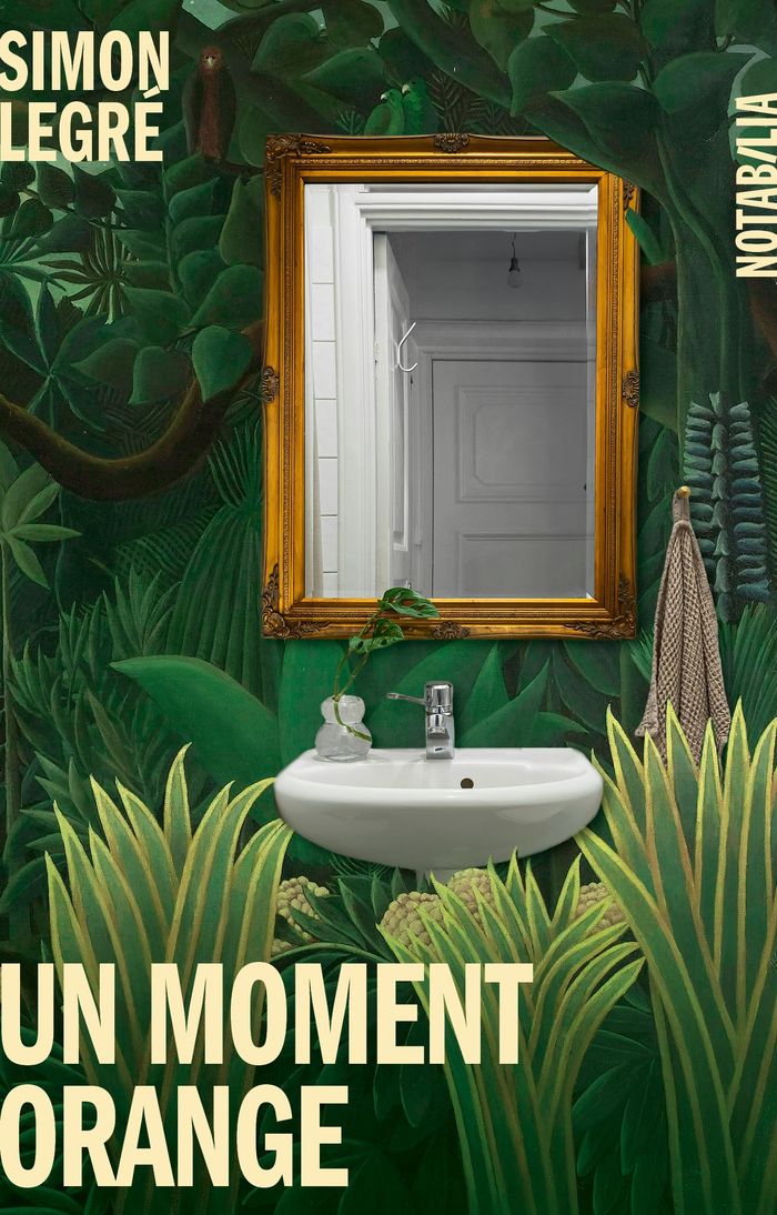 Couverture du livre « Un Moment orange : roman », librairie Les Contes Infusés à Corte