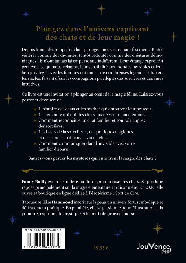 Quatrième de couverture de « La magie des chats : les familiers des sorcières »