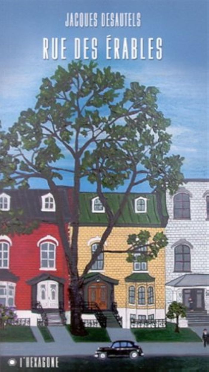 Couverture du livre « RUE DES ERABLES » de Jacques Desautels, librairie Les Contes Infusés à Corte