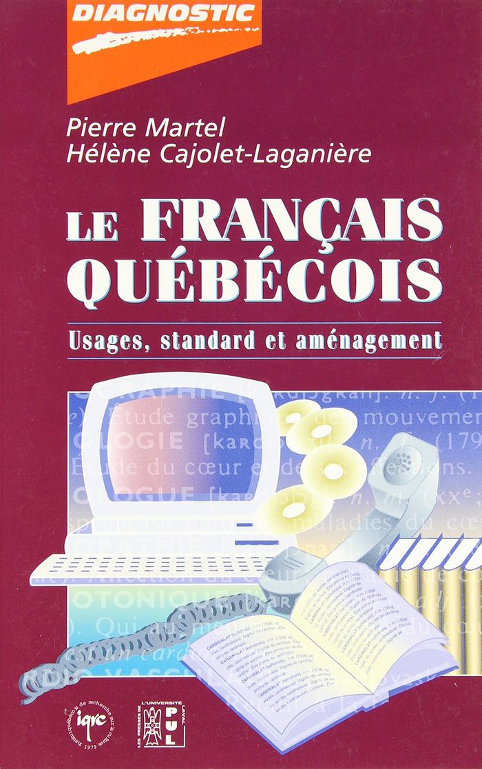 Couverture du livre « LE FRANCAIS QUEBECOIS USAGES STANDARD ET AMENAGMEENT » de Cajolet Helene Marte, librairie Les Contes Infusés à Corte