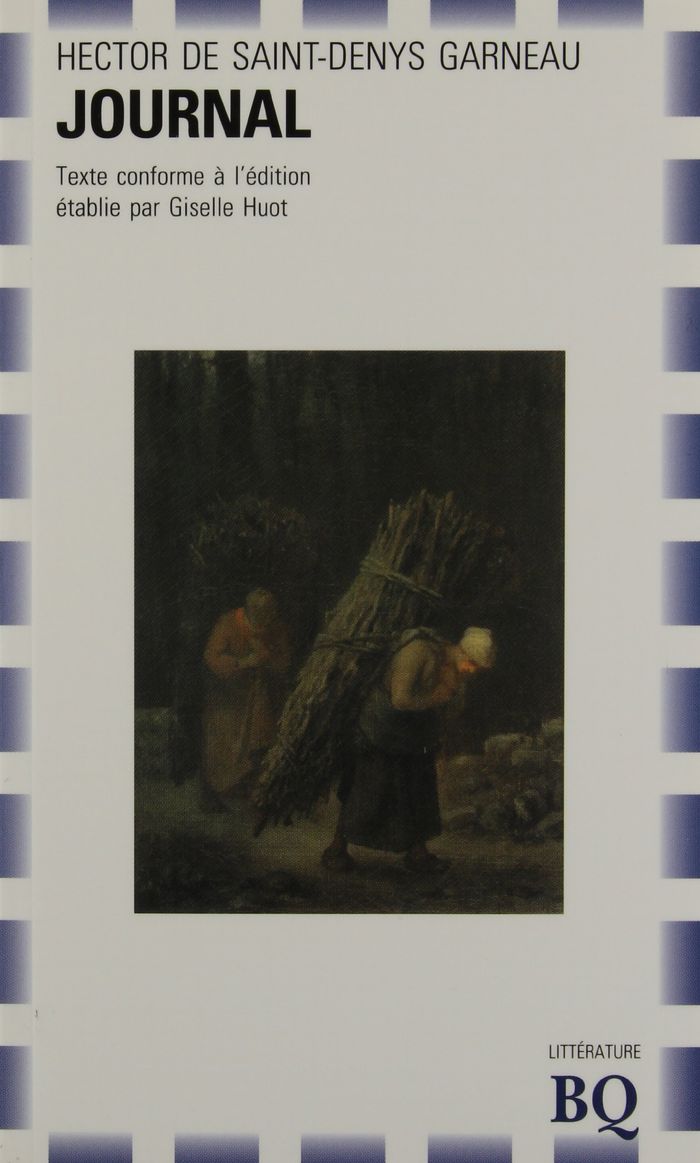 Couverture du livre « JOURNAL » de Saint-Denys-Garneau, librairie Les Contes Infusés à Corte