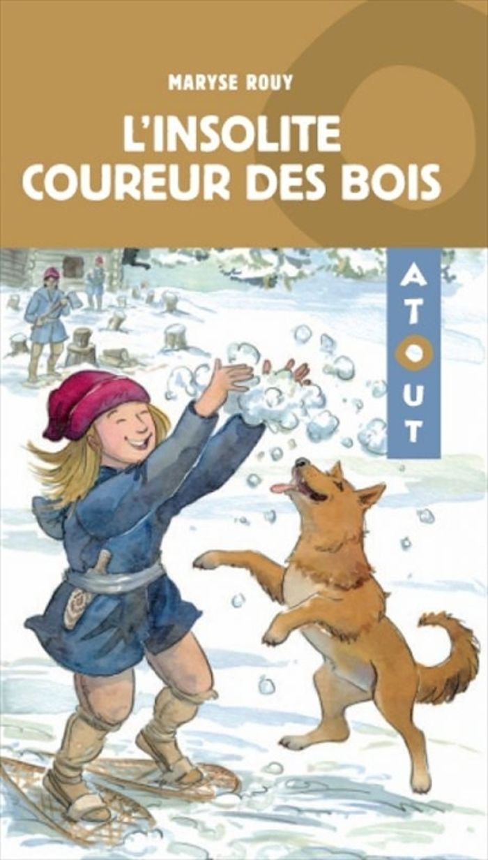 Couverture du livre « L'INSOLITE COUREUR DES BOIS 2E ED. » de Maryse Rouy, librairie Les Contes Infusés à Corte
