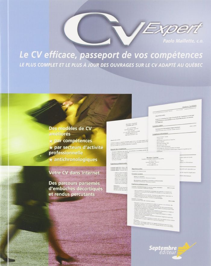 Couverture du livre « CV EXPERT. LE CV EFFICACE, PASSEPORT DE VOS COMPETENCES » de Paolo Maillette, librairie Les Contes Infusés à Corte
