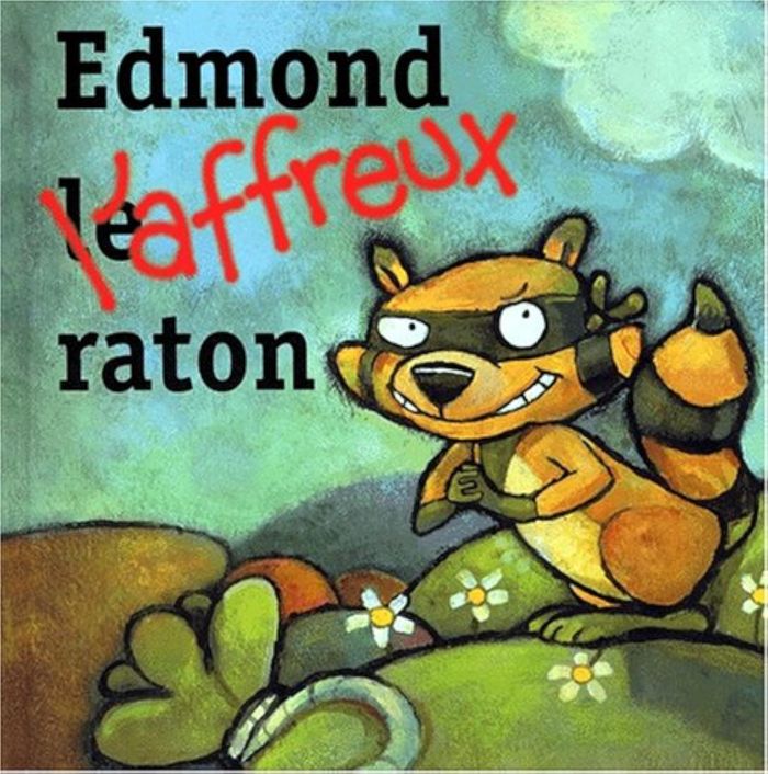 Couverture du livre « EDMOND L AFFREUX RATON RELIE » de Christiane Duchesne, librairie Les Contes Infusés à Corte