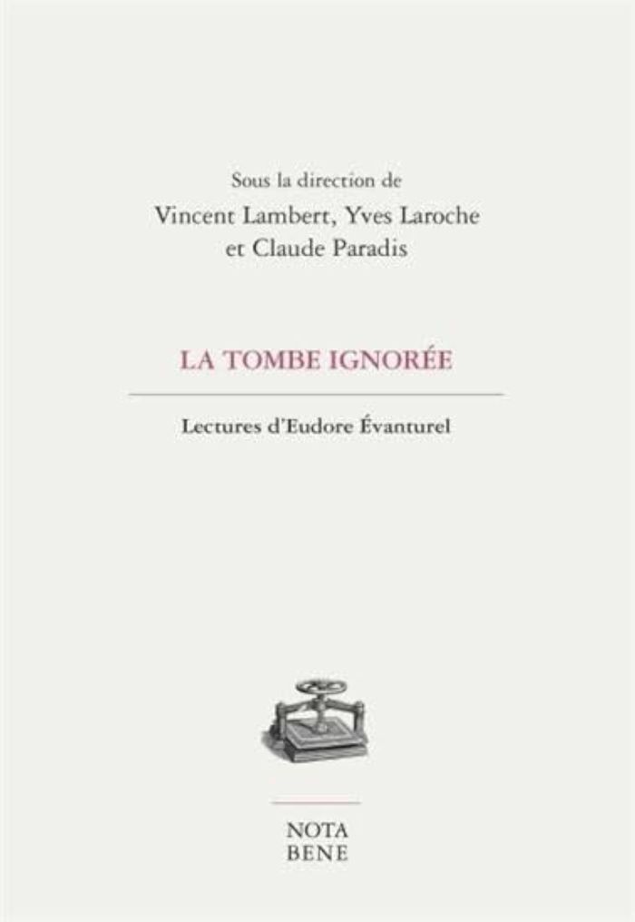 Couverture du livre « LA TOMBE IGNOREE. LECTURES D'EUDORE EVANTUREL » de Vincent Lambert, librairie Les Contes Infusés à Corte