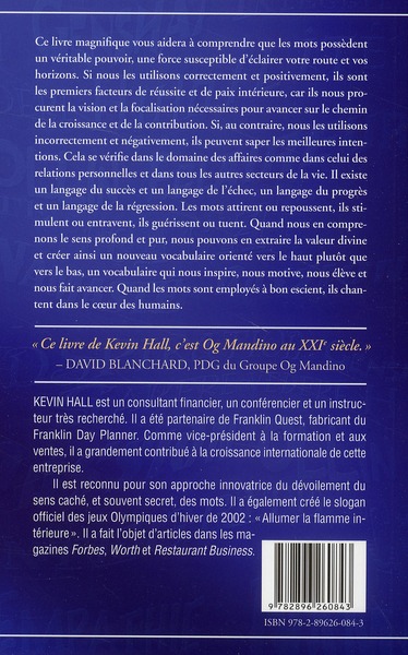Quatrième de couverture de « ASPIRER - L'EMERGENCE DE LA BONTE EN SOI PAR LE POUVOIR DE MOTS TRANSFORMATEURS »