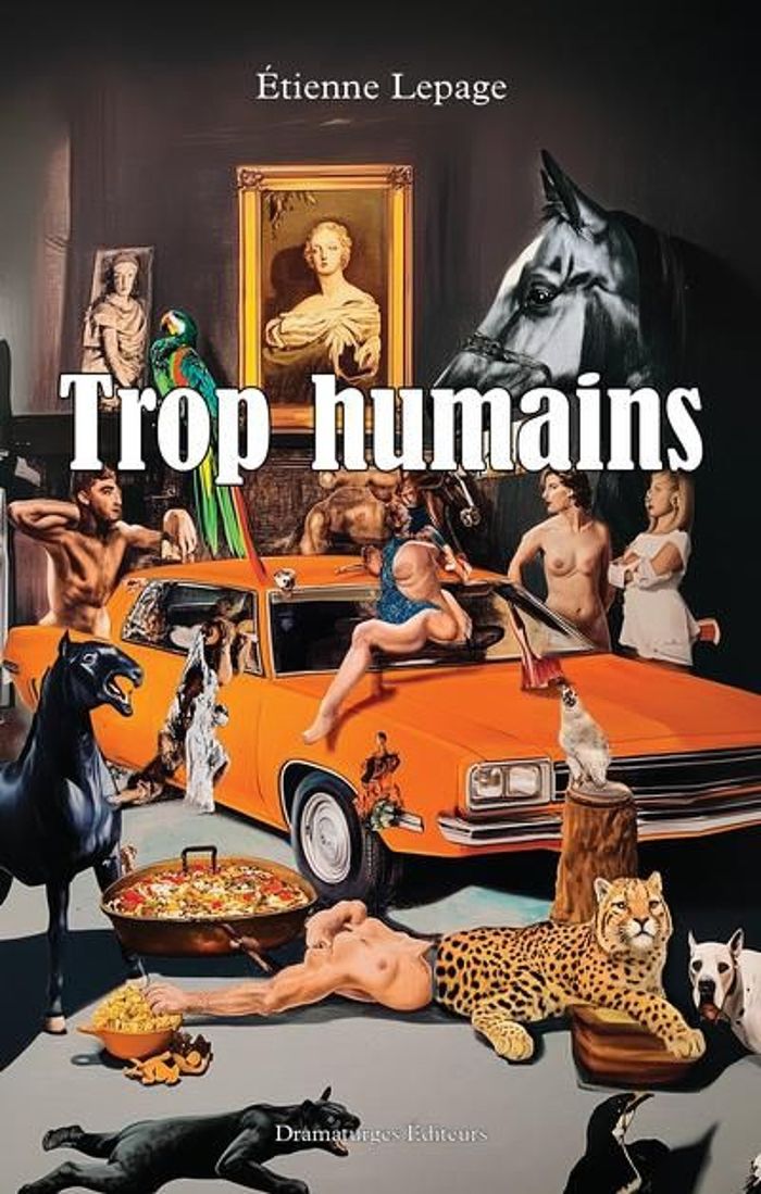 Couverture du livre « TROP HUMAINS », librairie Les Contes Infusés à Corte