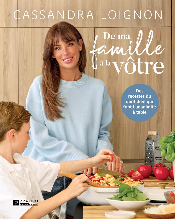 Couverture du livre « DE MA FAMILLE A LA VOTRE. DES RECETTES DU QUOTIDIEN QUI FONT » de Cassandra Loignon, librairie Les Contes Infusés à Corte